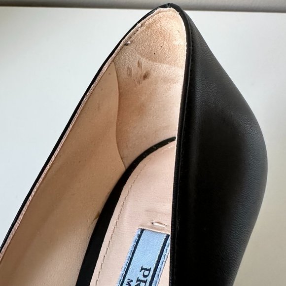 Prada Calzature Donna Capretto Nero Pump - Picture 12 of 12